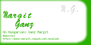 margit ganz business card